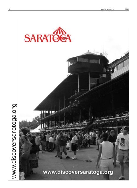 “carreras de caballos” son en saratoga springs usa