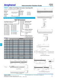 G627 1.27mm Card Edge Connector - Amphenol Canada