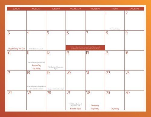 2013 EVENTS CALENDAR - City of Auburn