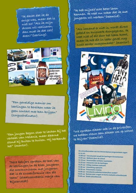 Brochure 'Stay in the game' - Aanval op schooluitval