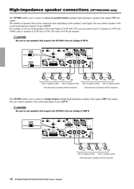 XP7000 Owner's Manual - Sonic Sense Sonic Sense