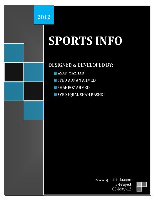 SPORTS INFO - Aptech Computer Education