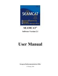 SEAMCAT 2.1.0 User Manual - old version - Cept