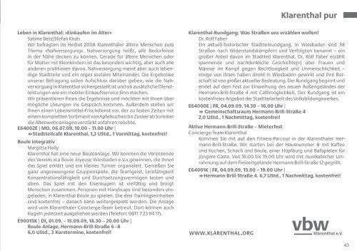 vbwKlarenthal eV - Volksbildungswerk Klarenthal e.V.