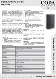 Coda Audio G715-96 fact sheet.indd