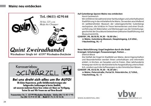 vbwKlarenthal eV - Volksbildungswerk Klarenthal e.V.