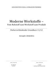 Werkstoffwissenschaft und Silizium - Geschwister-Scholl ...