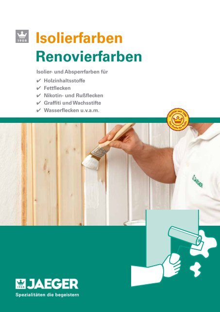 Isolierfarben Renovierfarben - Paul Jaeger GmbH & Co. KG