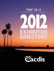 Exhibitor DirEctory - HCPro Blogs