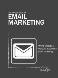 An Introduction To EMAIL MARKETING - Hubspot