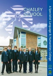 Prospectus - Chailey School...