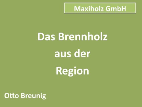 Maxiholz GmbH