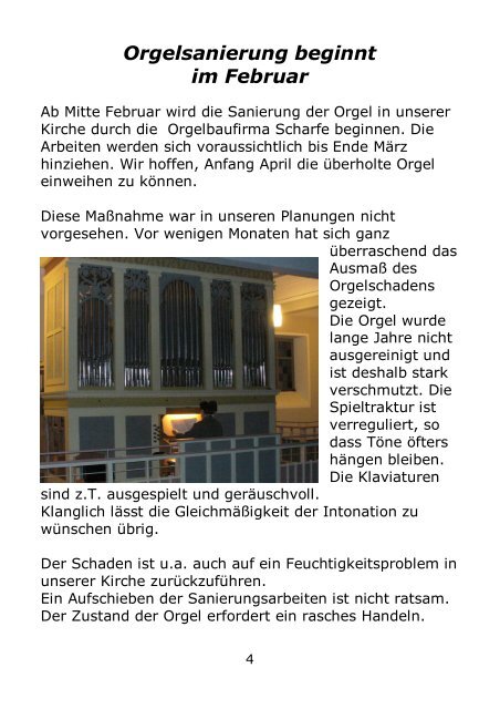 Gemeindebrief - Evangelische Kirchengemeinde Walddorf