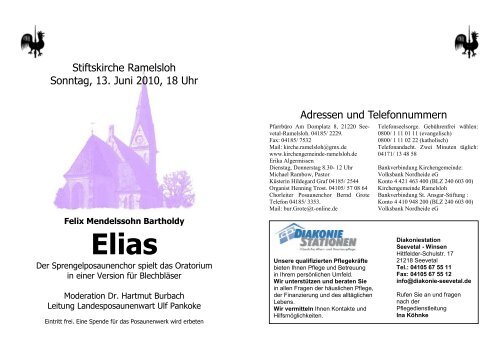 Menschen - Evangelisch-lutherische Kirchengemeinde Ramelsloh