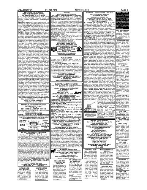 SINCE 1953 - The Area Shopper