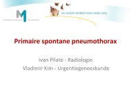 Primaire spontane pneumothorax. - AZ Sint-Maarten