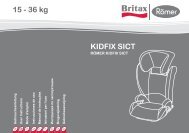 KIDFIX SICT 15 - 36 kg - Britax RÃ¶mer