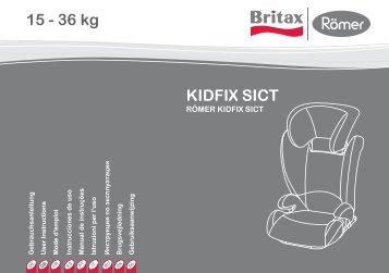 KIDFIX SICT 15 - 36 kg - Britax RÃ¶mer