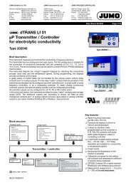 dTRANS Lf 01 ÂµP Transmitter / Controller for electrolytic conductivity