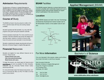 BSAM - Ohio University-Chillicothe