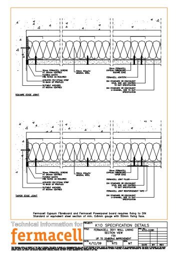 E:\K10 Specification Details\Wall Linings\Indendent ... - Fermacell