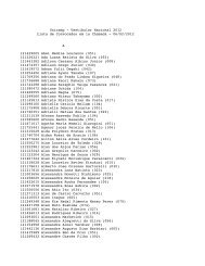 Unicamp - Vestibular Nacional 2012 Lista de Convocados em ... - Veja