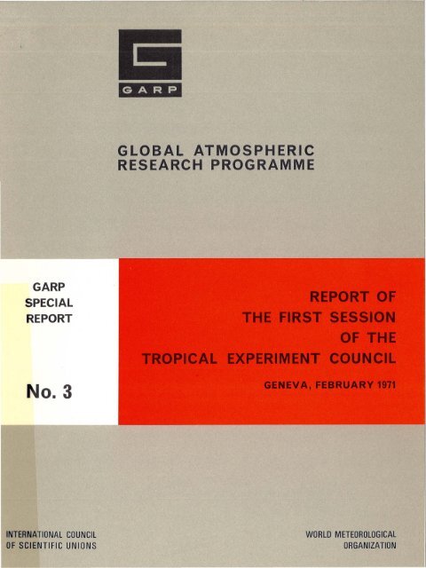global atmospheric research programme - E-Library - WMO