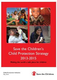 Save the Children's Child Protection Strategy