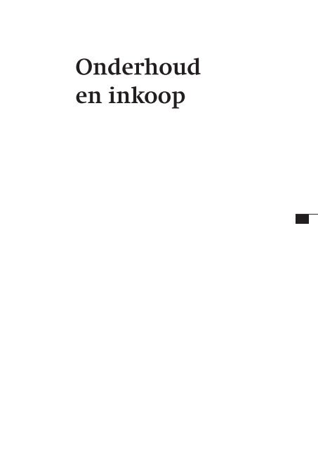 Publicatie Onderhoud en Inkoop - Nevi