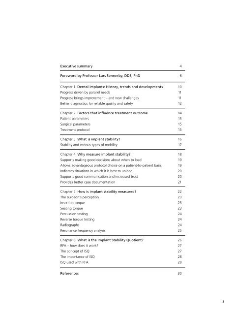 The Implant Stability Quotient Whitebook - Citagenix