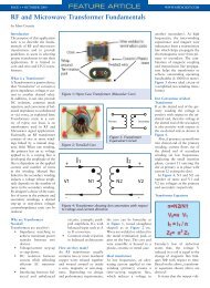 RF and Microwave Transformer Fundamentals - Mini-Circuits