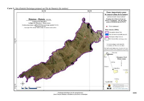 Evaluation floristique des Ã®les marquisiennes dans la perspective d ...