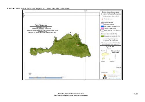 Evaluation floristique des Ã®les marquisiennes dans la perspective d ...