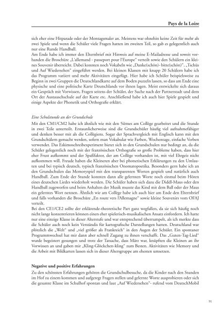 Jahresbericht XIII - Aktionsjahr 2006 - DeutschMobil