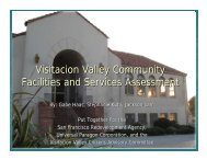 Visitacion Valley Community Facilities and Services Assessment