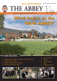 Newsletter Jan 05 - The Abbey Christian Brothers' Grammar School