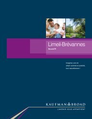 La brochure - Kaufman & Broad