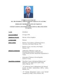 curriculum vitae of h.e. mr. shahbaz