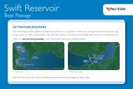 Information about boat passages on Swift Reservoir - PacifiCorp