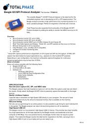 Beagle I2C/SPI Protocol Analyzer - Flash Technology Pte Ltd