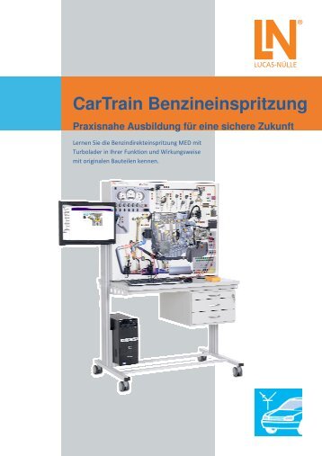 Flyer Car Train Benzindirekteinspritzung - Lucas-Nülle Lehr