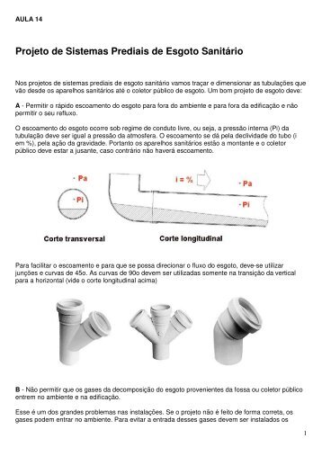 Projeto de Sistemas Prediais de Esgoto SanitÃ¡rio - Drb-assessoria ...