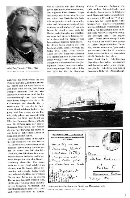 Adolf Josef Storfer Shanghai and the Gelbe Post (.pdf) - Rosdyfilm