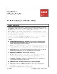 Specification - SAES Pure Gas