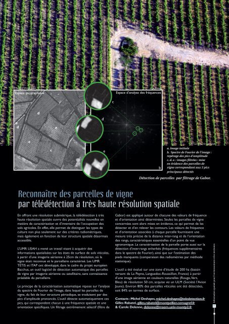 Information spatiale pour l'environnement et les territoires