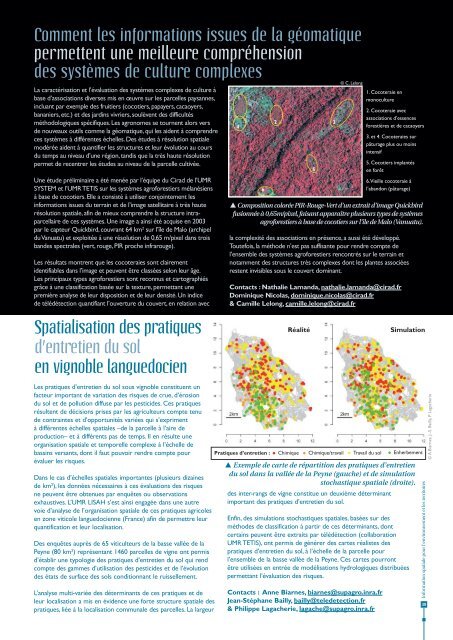 Information spatiale pour l'environnement et les territoires