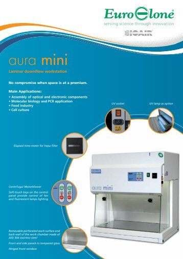 Brochure Aura Mini - Euroclone