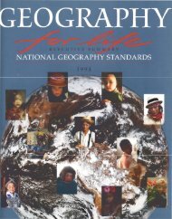 Executive Summary, Geography for Life - Geography Education ...