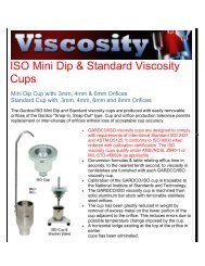 ISO Mini Dip & Standard Viscosity Cups