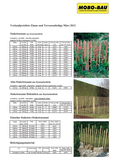 Lagerhölzer aus französischem Eichenholz - mobo-bau